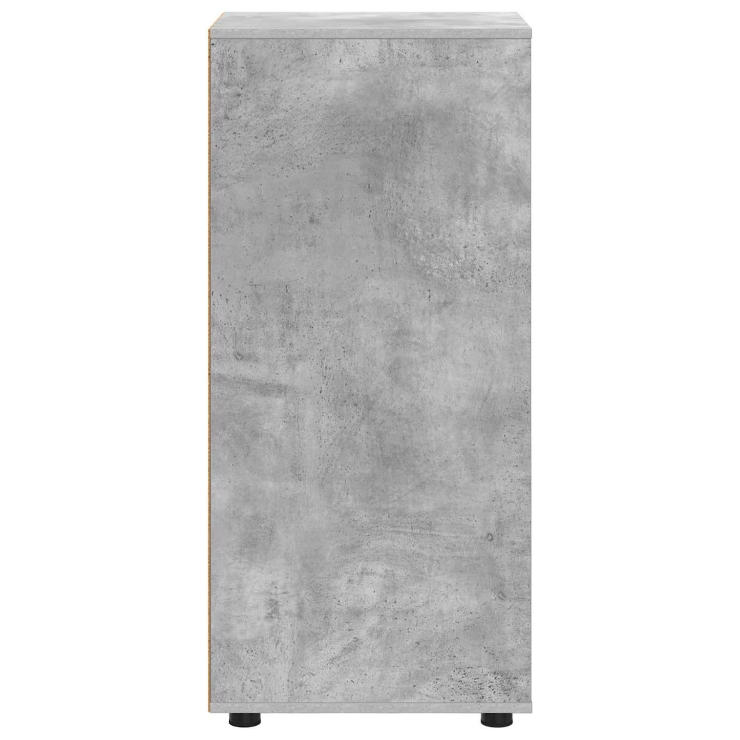 Úložná Skříňka 40 X 48 X 105 Cm Kompozitní Dřevo Betonově Šedá