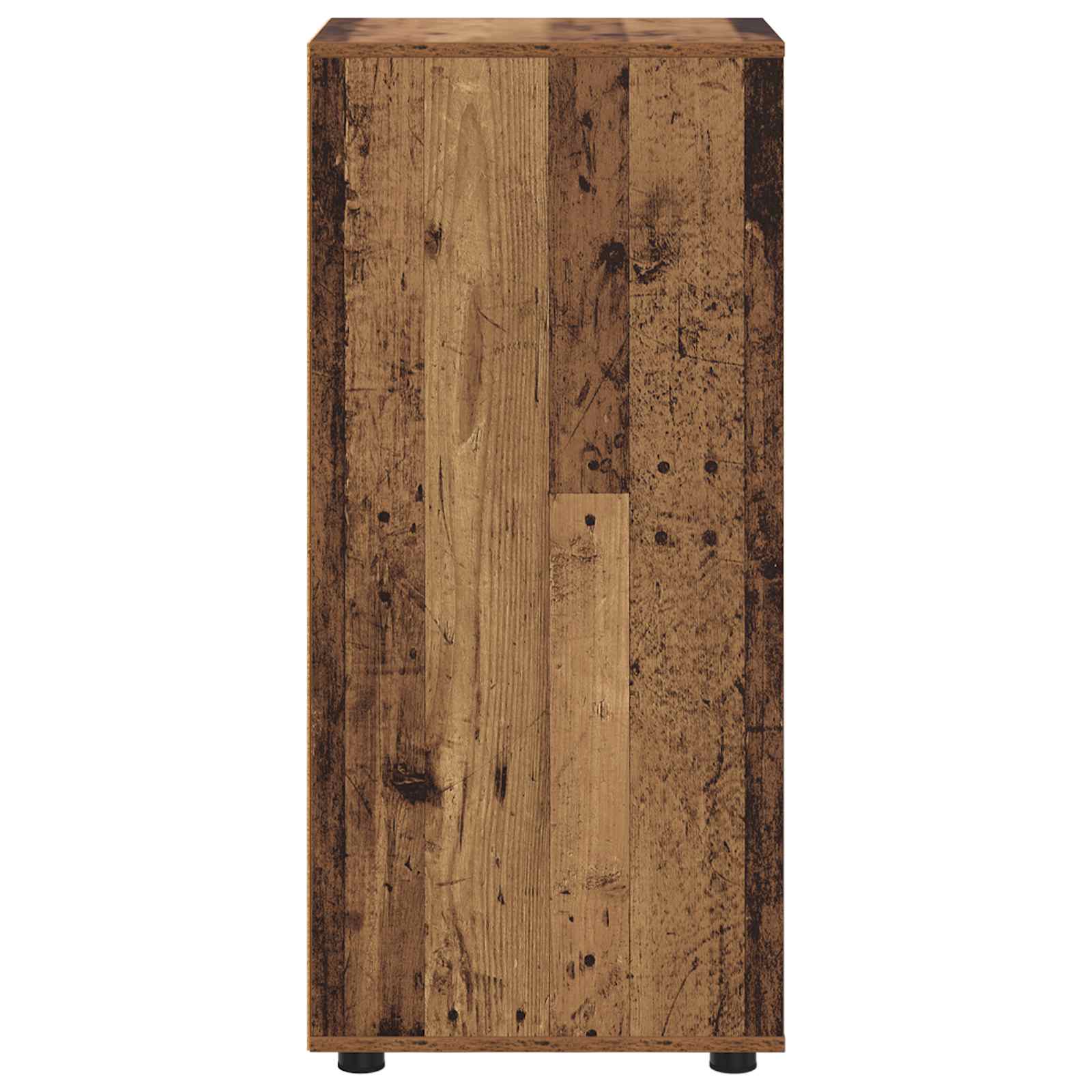 Úložná Skříňka 40 X 48 X 105 Cm Kompozitní Dřevo Staré Dřevo