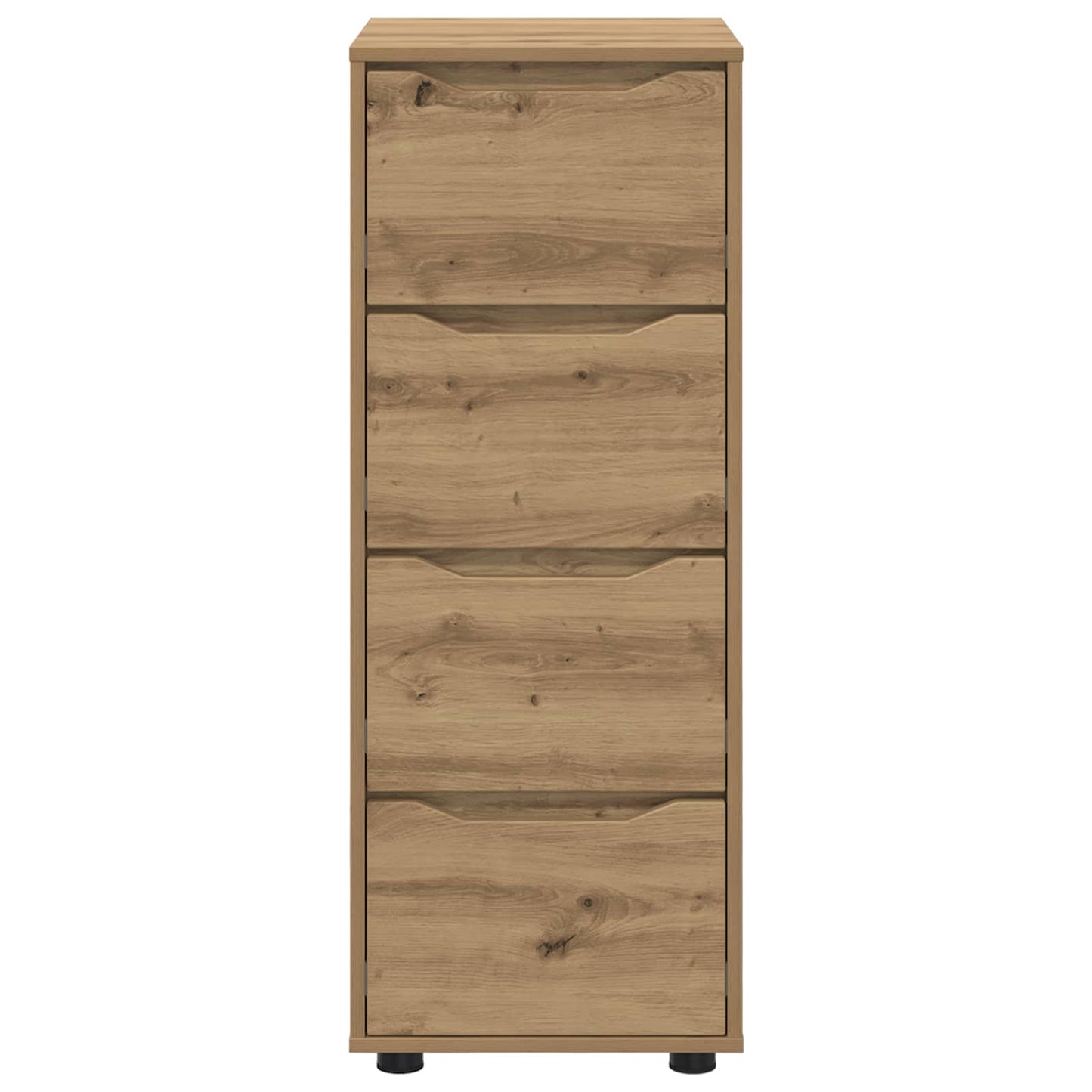 Úložná Skříňka 40 X 48 X 105 Cm Kompozitní Dřevo Artisanový Dub