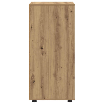 Úložná Skříňka 40 X 48 X 105 Cm Kompozitní Dřevo Artisanový Dub