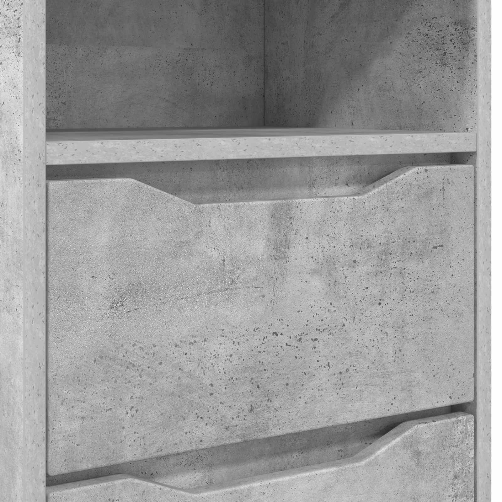 Noční Stolky 2 Ks Betonově Šedá 40 X 30 X 467 Cm