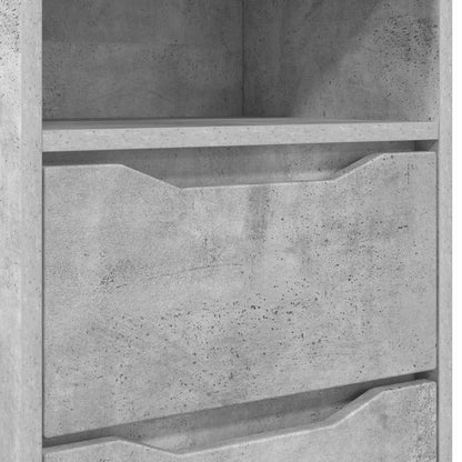 Noční Stolky 2 Ks Betonově Šedá 40 X 30 X 467 Cm