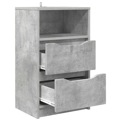 Noční Stolky 2 Ks Betonově Šedá 40 X 30 X 467 Cm