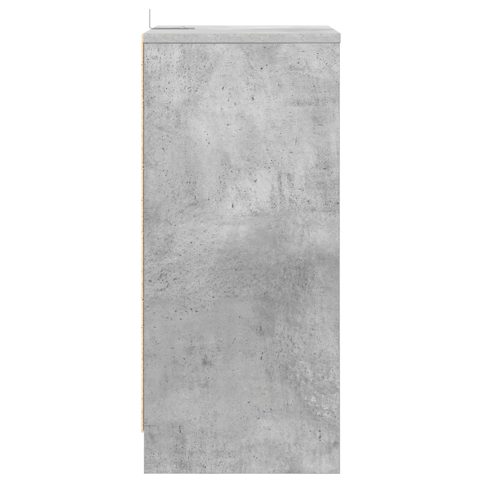 Noční Stolky 2 Ks Betonově Šedá 40 X 30 X 467 Cm