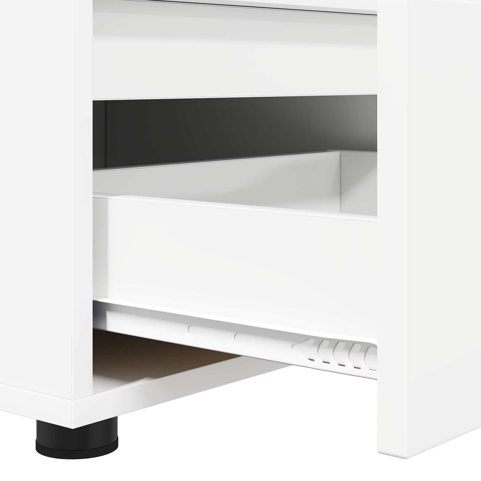 Televizní Skříň 100 X 48 X 43 Cm Bílá Kompozitní Dřevo