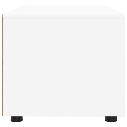 Televizní Skříň 100 X 48 X 43 Cm Bílá Kompozitní Dřevo