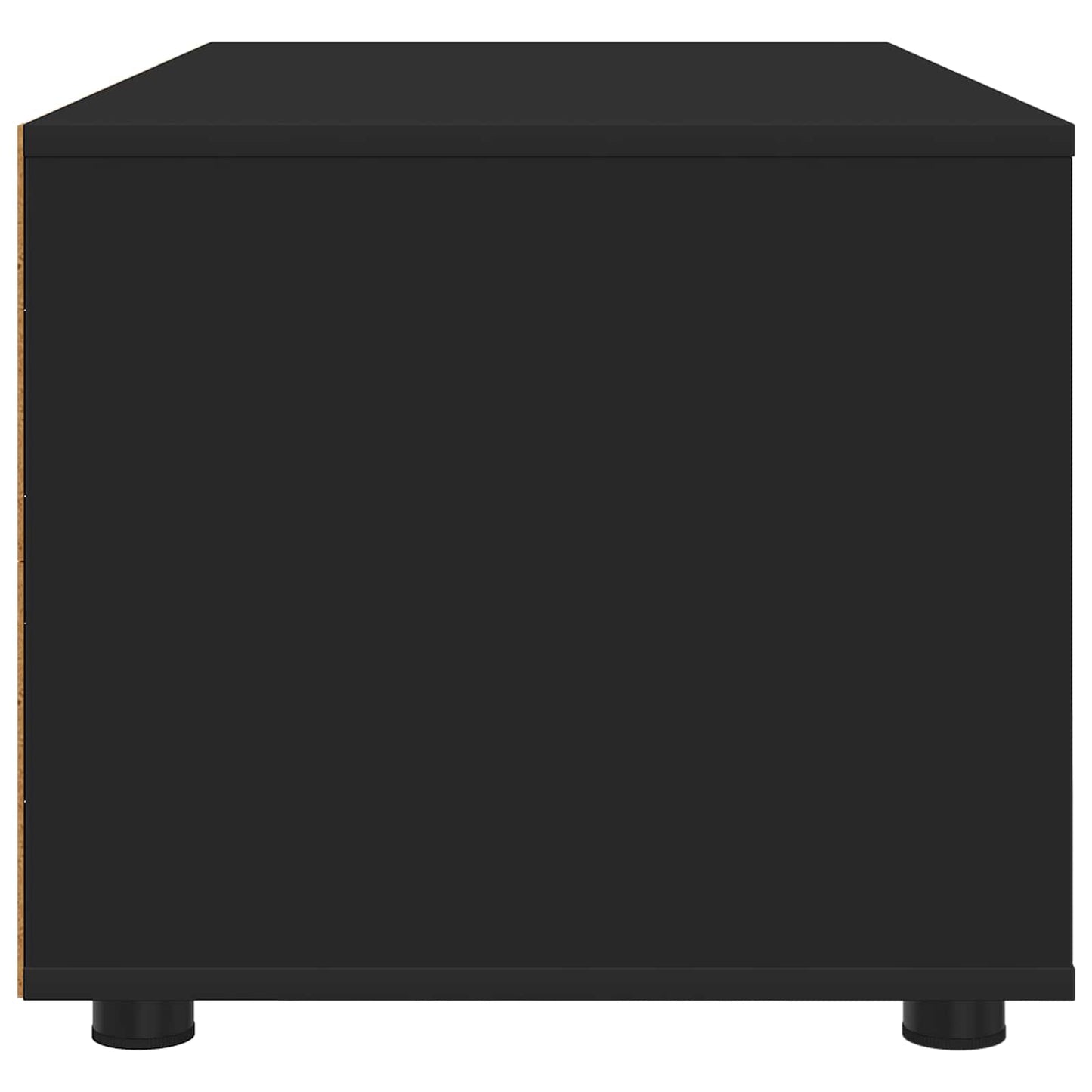 Televizní Skříň 100 X 48 X 43 Cm Černá Kompozitní Dřevo