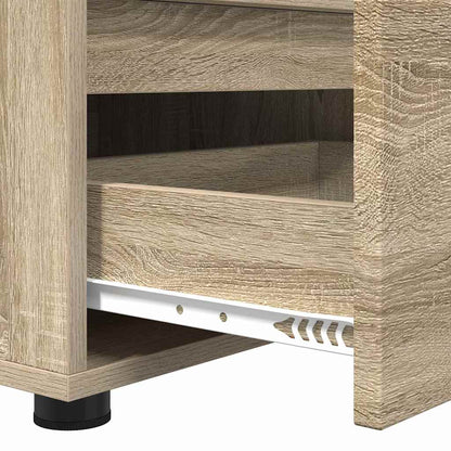 Televizní Skříň 100 X 48 X 43 Cm Sonoma Dub Kompozitní Dřevo