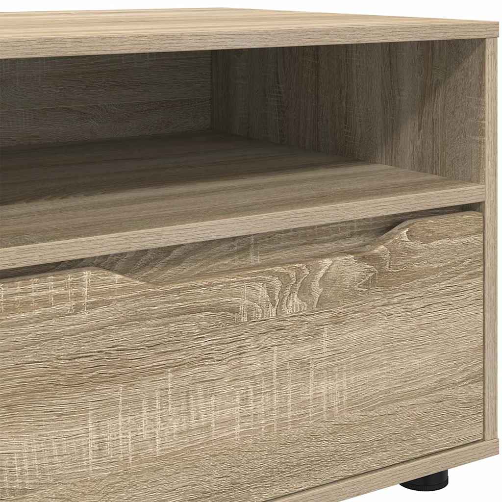 Televizní Skříň 100 X 48 X 43 Cm Sonoma Dub Kompozitní Dřevo