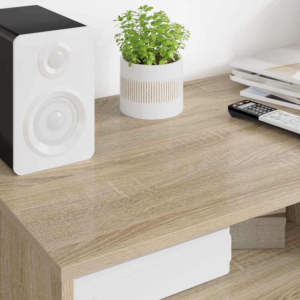 Televizní Skříň 100 X 48 X 43 Cm Sonoma Dub Kompozitní Dřevo