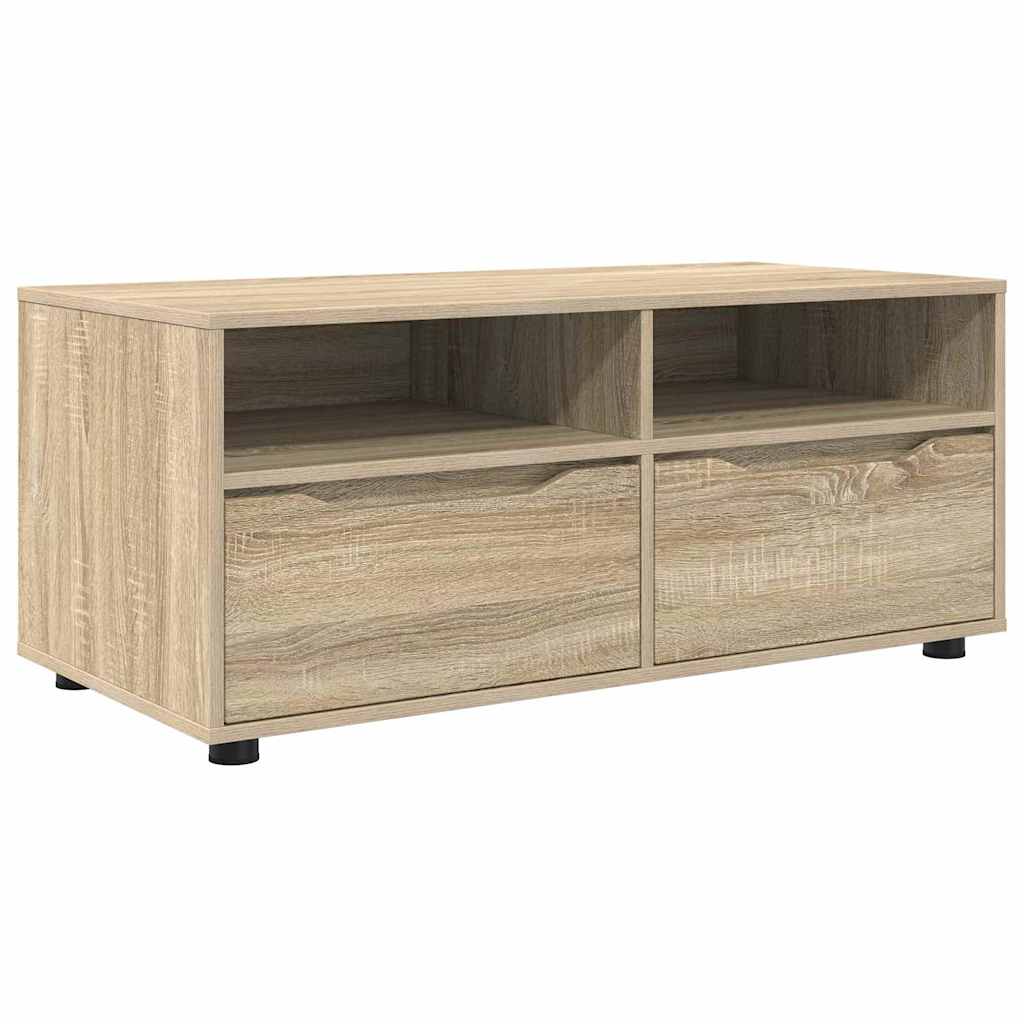 Televizní Skříň 100 X 48 X 43 Cm Sonoma Dub Kompozitní Dřevo