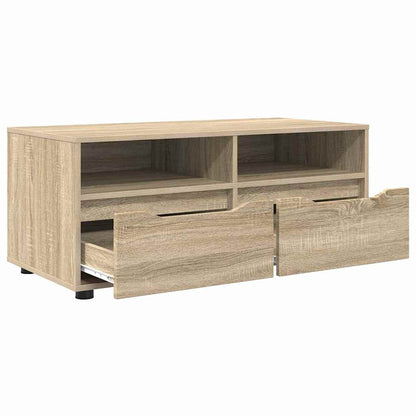 Televizní Skříň 100 X 48 X 43 Cm Sonoma Dub Kompozitní Dřevo