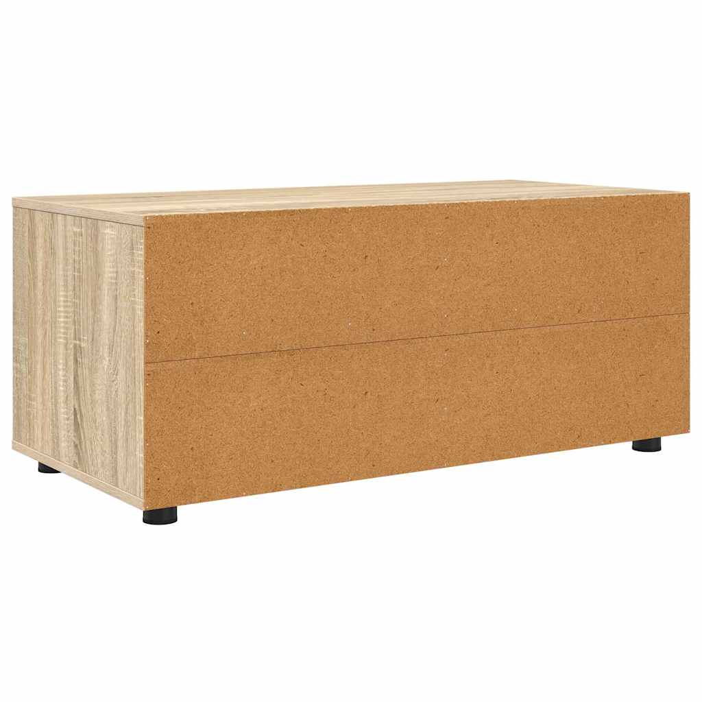Televizní Skříň 100 X 48 X 43 Cm Sonoma Dub Kompozitní Dřevo