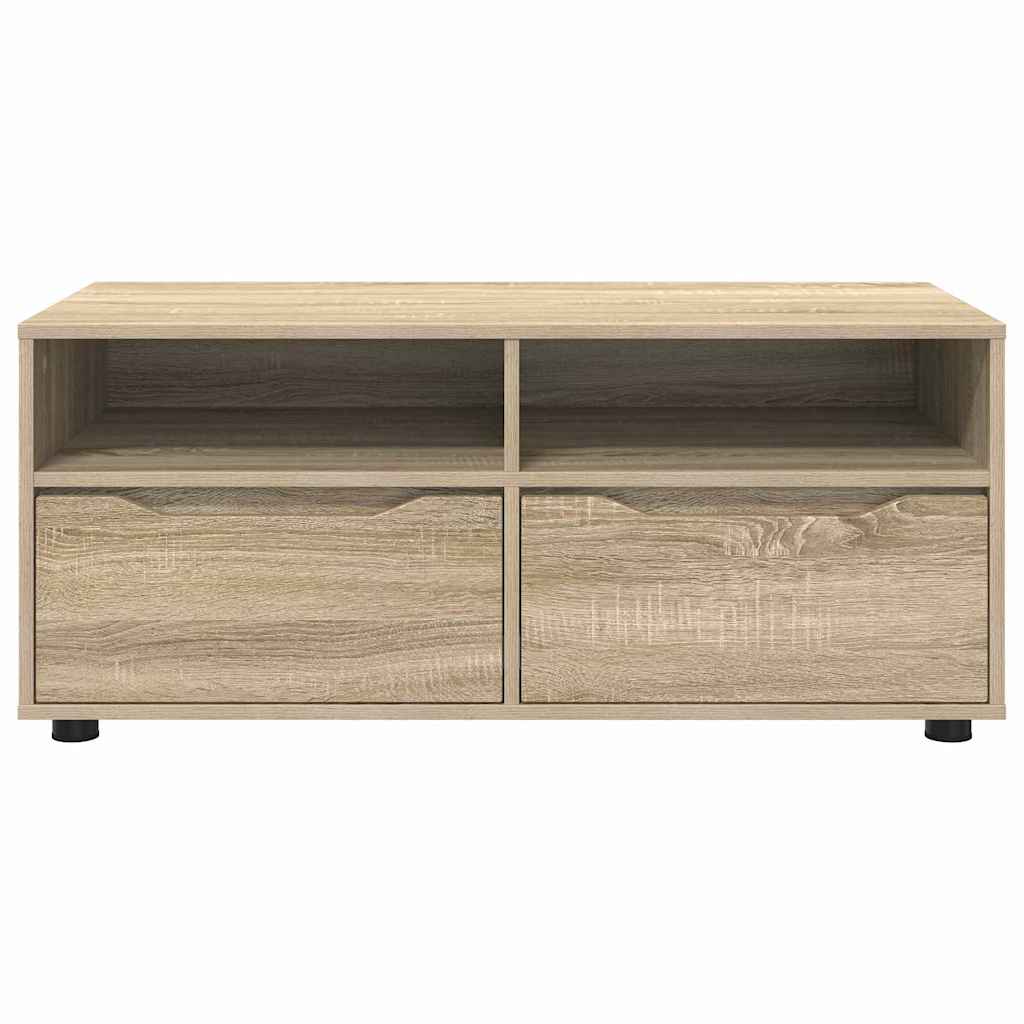 Televizní Skříň 100 X 48 X 43 Cm Sonoma Dub Kompozitní Dřevo