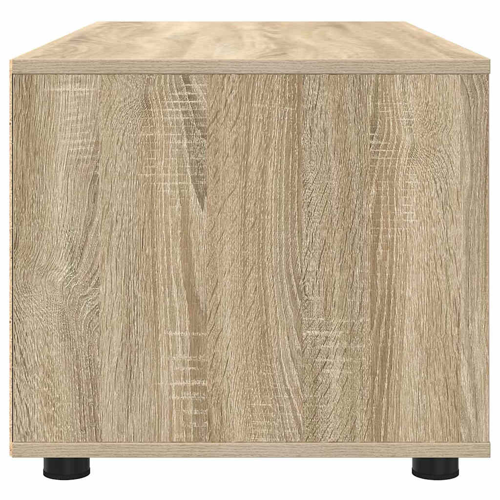 Televizní Skříň 100 X 48 X 43 Cm Sonoma Dub Kompozitní Dřevo