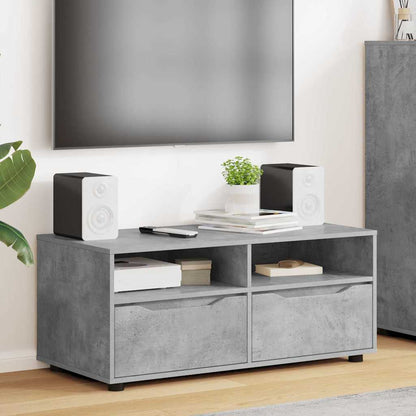 Televizní Skříň 100 X 48 X 43 Cm Betonově Šedá Kompozitní Dřevo