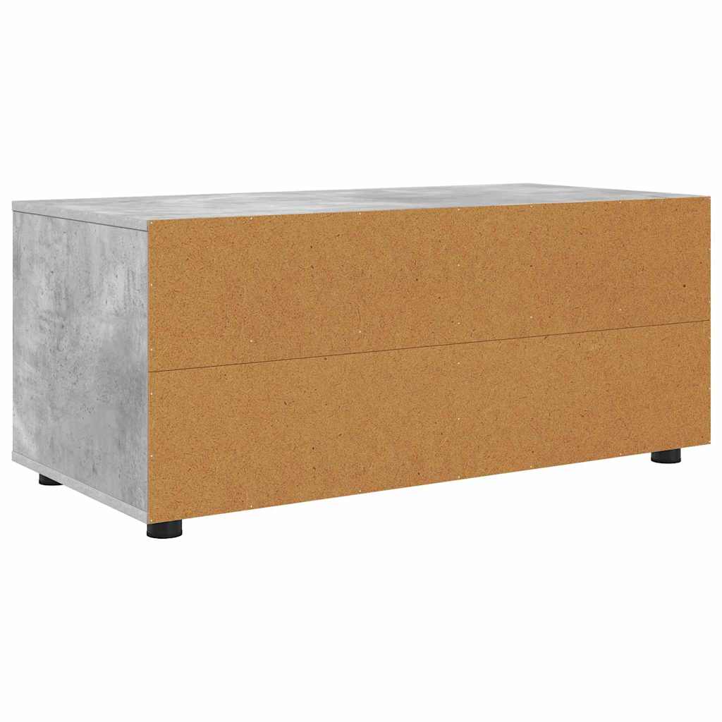 Televizní Skříň 100 X 48 X 43 Cm Betonově Šedá Kompozitní Dřevo