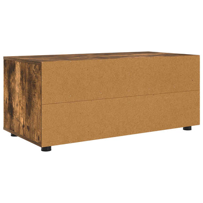 Televizní Skříň 100 X 48 X 43 Cm Kouřový Dub Kompozitní Dřevo