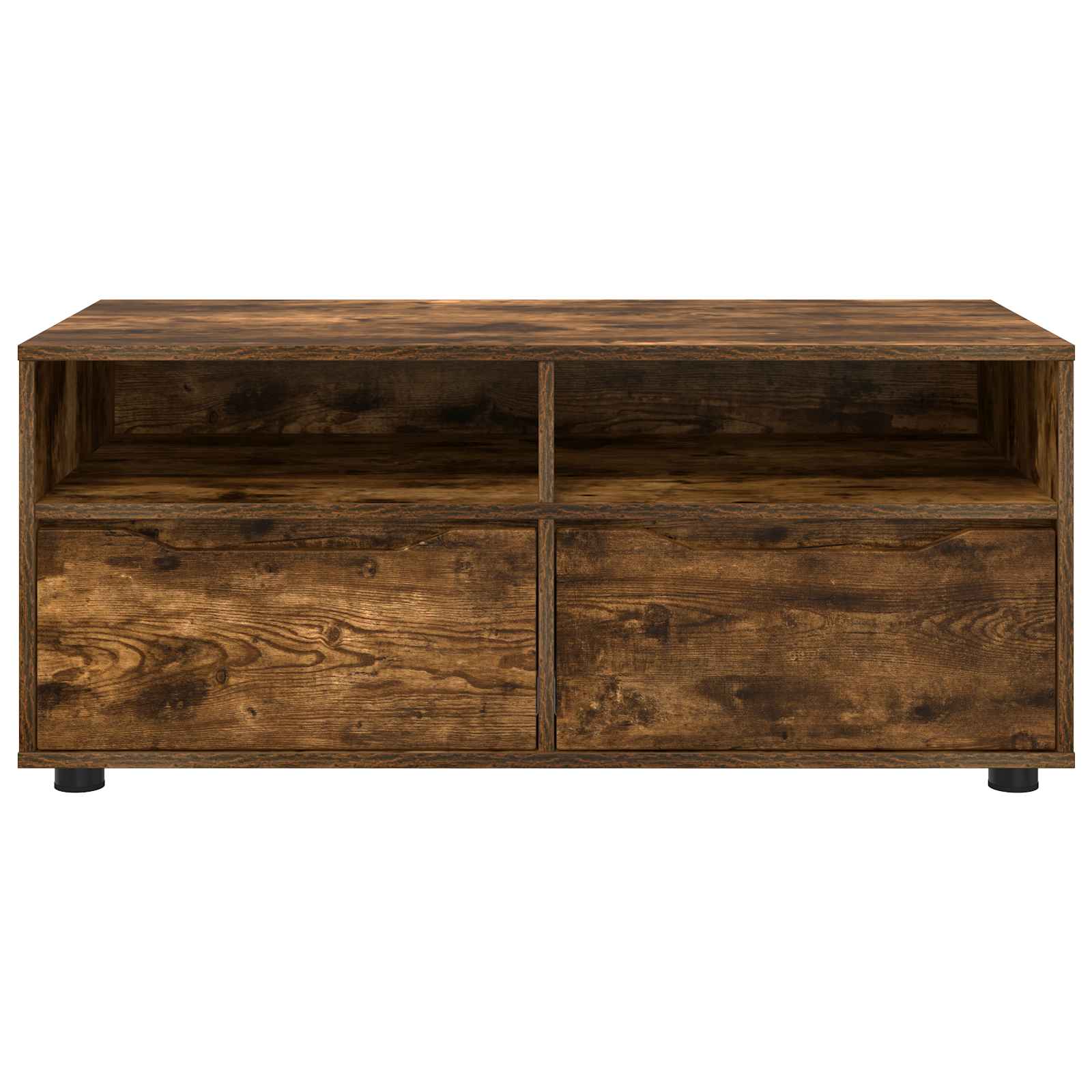 Televizní Skříň 100 X 48 X 43 Cm Kouřový Dub Kompozitní Dřevo