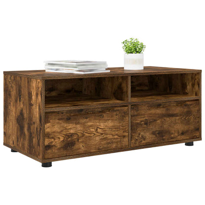 Televizní Skříň 100 X 48 X 43 Cm Kouřový Dub Kompozitní Dřevo