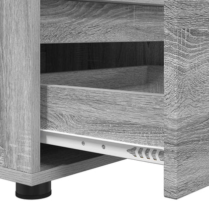 Televizní Skříň 100 X 48 X 43 Cm Šedá Sonoma Kompozitní Dřevo