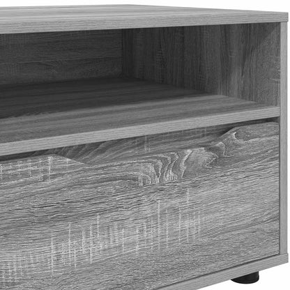 Televizní Skříň 100 X 48 X 43 Cm Šedá Sonoma Kompozitní Dřevo