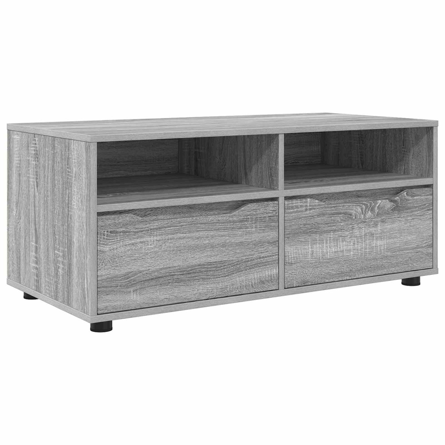 Televizní Skříň 100 X 48 X 43 Cm Šedá Sonoma Kompozitní Dřevo