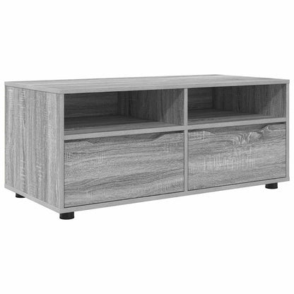 Televizní Skříň 100 X 48 X 43 Cm Šedá Sonoma Kompozitní Dřevo