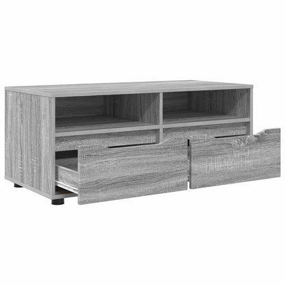 Televizní Skříň 100 X 48 X 43 Cm Šedá Sonoma Kompozitní Dřevo