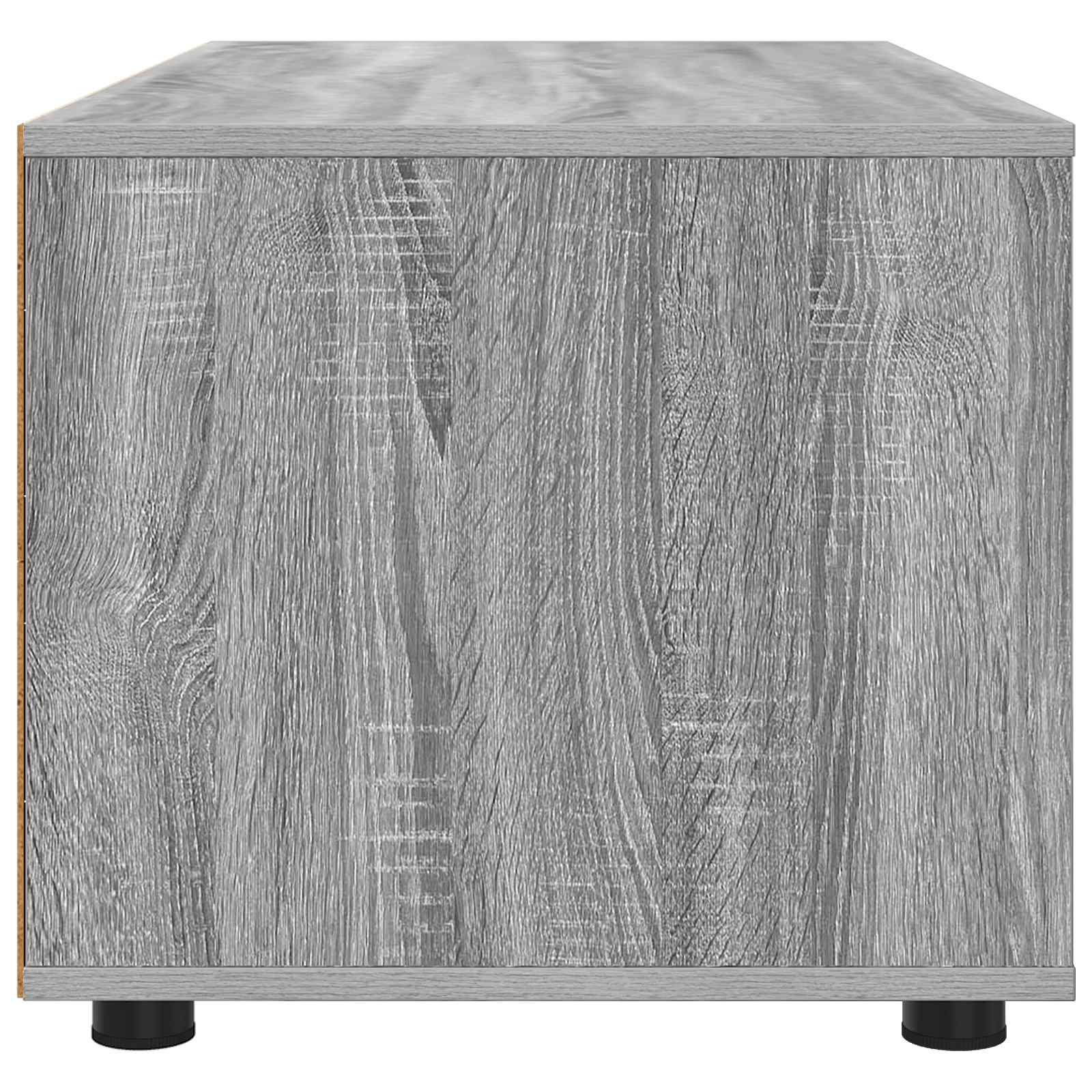 Televizní Skříň 100 X 48 X 43 Cm Šedá Sonoma Kompozitní Dřevo