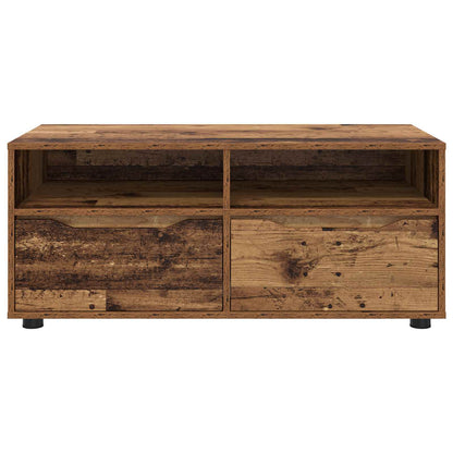 Televizní Skříň 100 X 48 X 43 Cm Staré Dřevo Kompozitní Dřevo