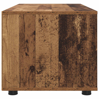 Televizní Skříň 100 X 48 X 43 Cm Staré Dřevo Kompozitní Dřevo