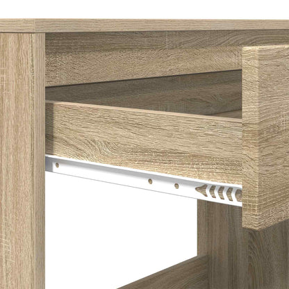 Stůl Se Zásuvkou Sonoma Dub 100 X 50 X 78 Cm Dřevěný Materiál