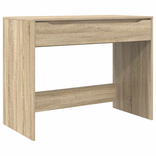 Stůl Se Zásuvkou Sonoma Dub 100 X 50 X 78 Cm Dřevěný Materiál