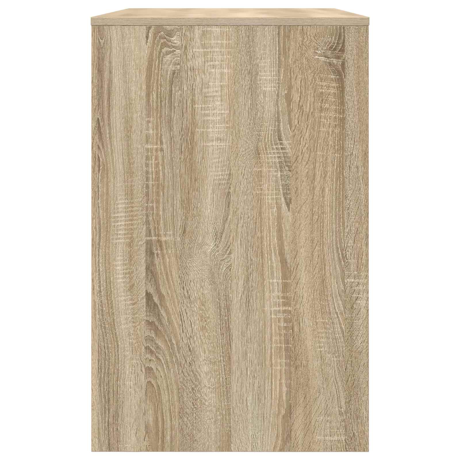 Stůl Se Zásuvkou Sonoma Dub 100 X 50 X 78 Cm Dřevěný Materiál