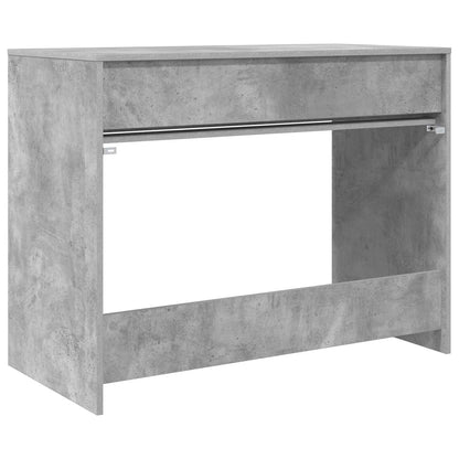 Stůl Betonově Šedá 100 X 50 X 78 Cm Dřevěný Materiál