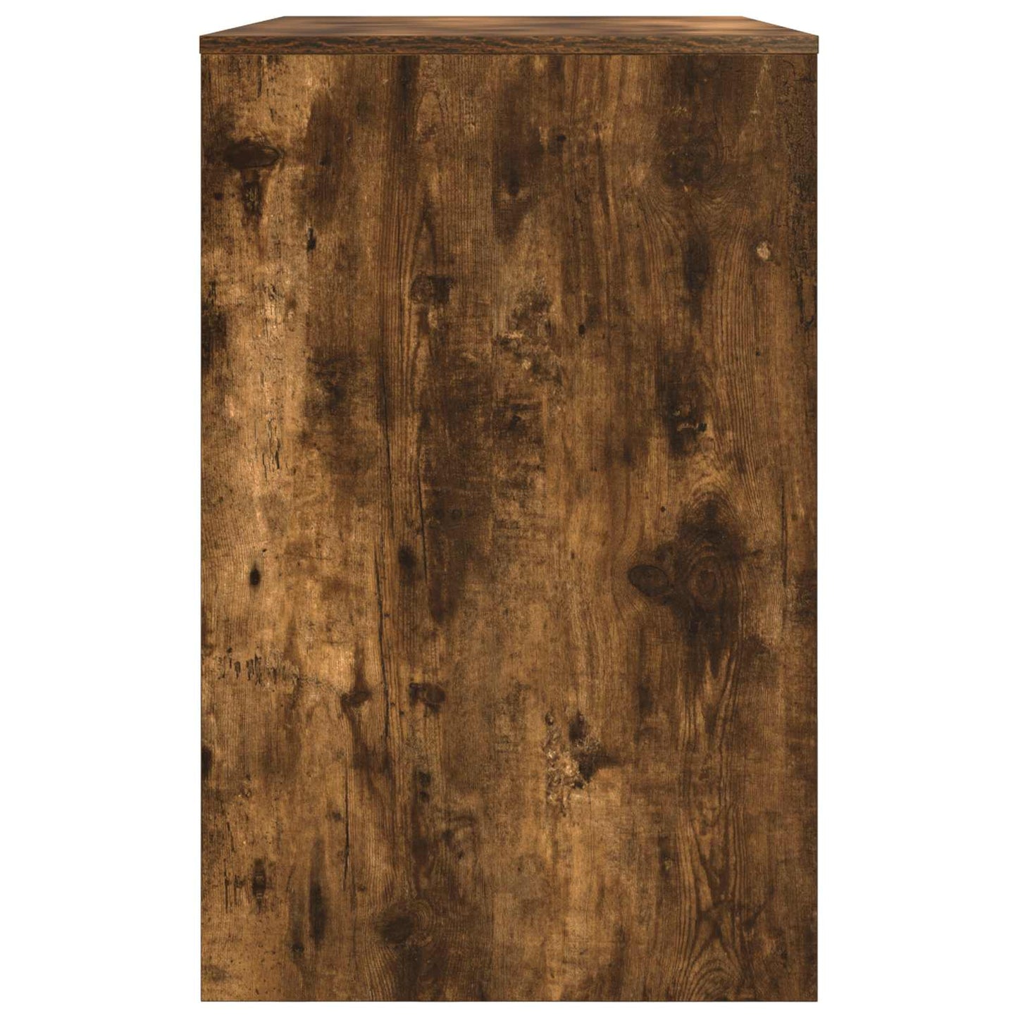 Stůl S Šuplíkem Uzený Dub 100 X 50 X 78 Cm Dřevěný Materiál