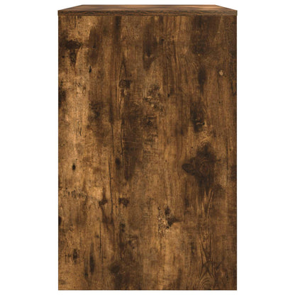 Stůl S Šuplíkem Uzený Dub 100 X 50 X 78 Cm Dřevěný Materiál