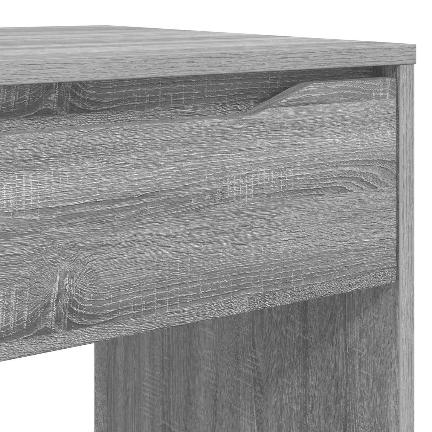Stůl Se Zásuvkou Šedá Sonoma 100 X 50 X 78 Cm Dřevěný Materiál