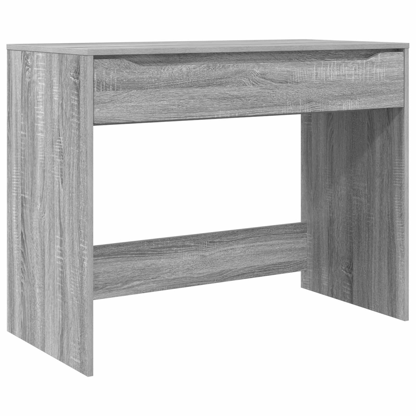 Stůl Se Zásuvkou Šedá Sonoma 100 X 50 X 78 Cm Dřevěný Materiál