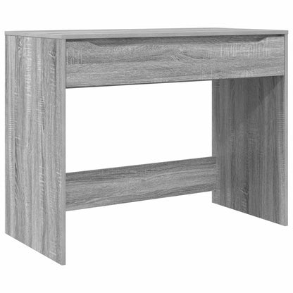 Stůl Se Zásuvkou Šedá Sonoma 100 X 50 X 78 Cm Dřevěný Materiál