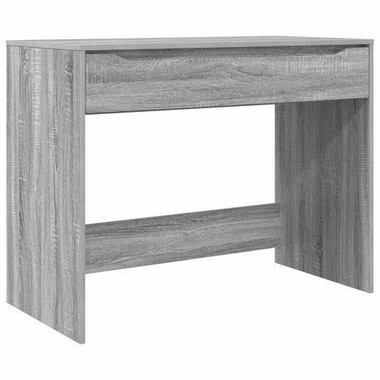 Stůl Se Zásuvkou Šedá Sonoma 100 X 50 X 78 Cm Dřevěný Materiál