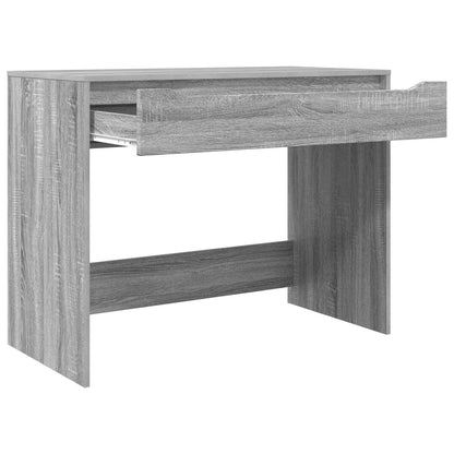 Stůl Se Zásuvkou Šedá Sonoma 100 X 50 X 78 Cm Dřevěný Materiál