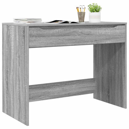 Stůl Se Zásuvkou Šedá Sonoma 100 X 50 X 78 Cm Dřevěný Materiál