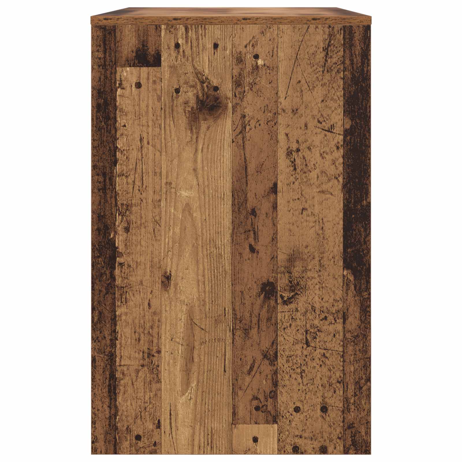 Stůl Se Zásuvkou Staré Dřevo 100 X 50 X 78 Cm Dřevěný Materiál