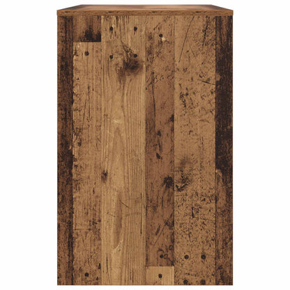 Stůl Se Zásuvkou Staré Dřevo 100 X 50 X 78 Cm Dřevěný Materiál