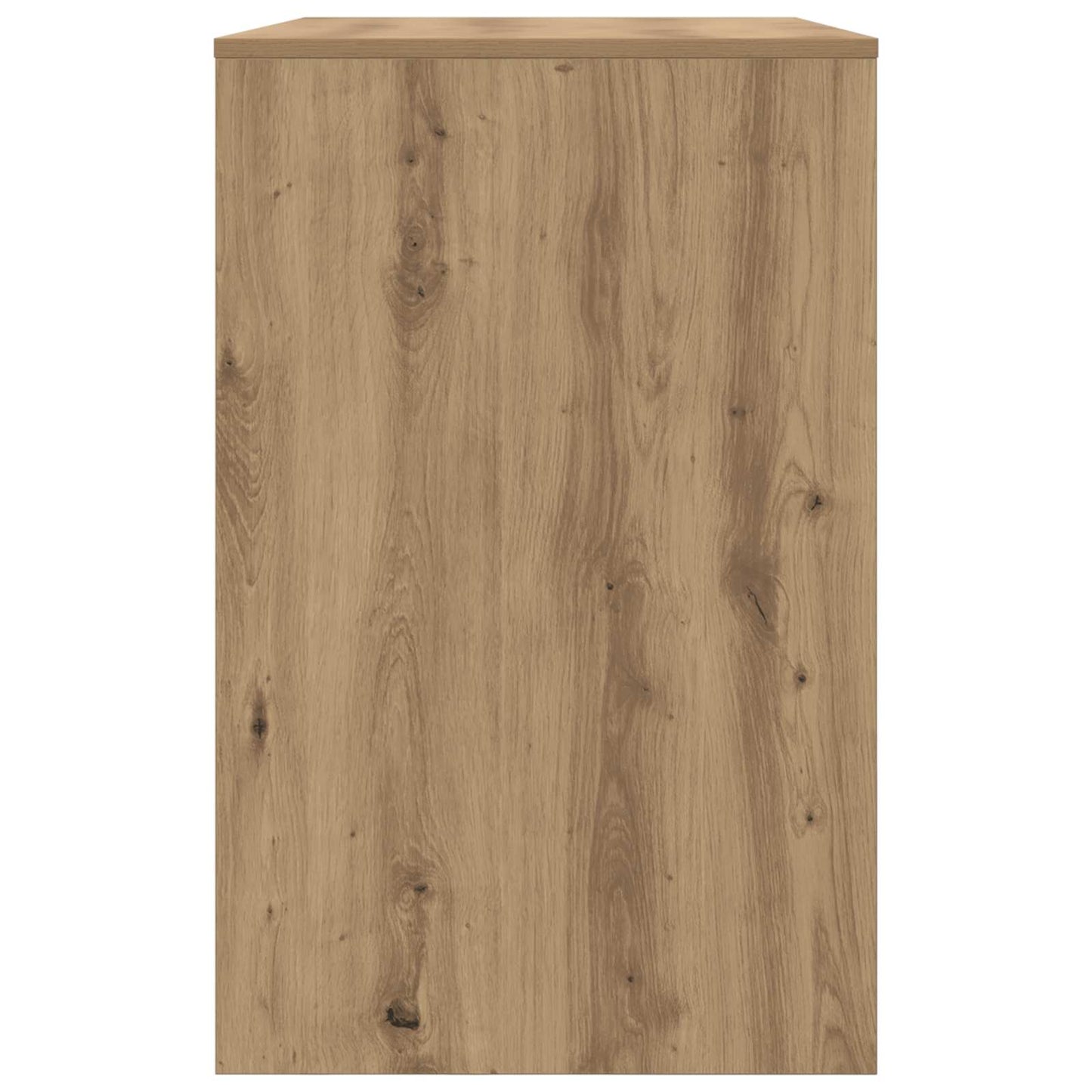 Stůl S Šuplíkem Řemeslný Dub Dřevěný Materiál 100 X 50 X 78 Cm
