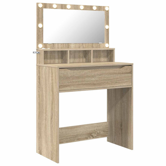 Toaletní Stolky Do Ložnice Sonoma Dub 80 X 39,6 X 135 Cm