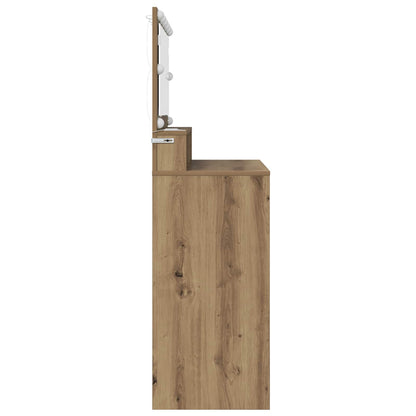 Toaletní Stolky Do Ložnice Artisanový Dub 80 X 39,6 X 135 Cm