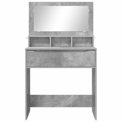 Toaletní Stolky Do Ložnice Betonově Šedá 80 X 39,6 X 135 Cm